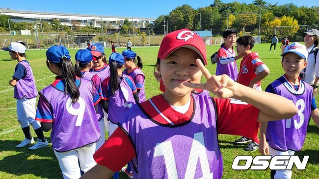 서울 금동초등학교가 참가한 ‘일본 아이치현 국제교류 티볼대회’ /OSEN DB