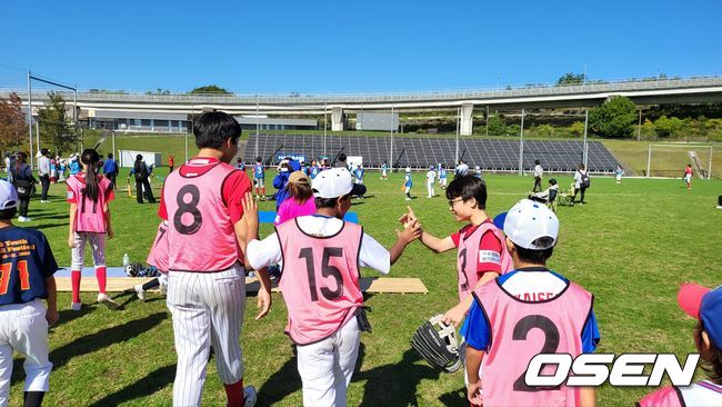 서울 금동초등학교가 참가한 ‘일본 아이치현 국제교류 티볼대회’ /OSEN DB