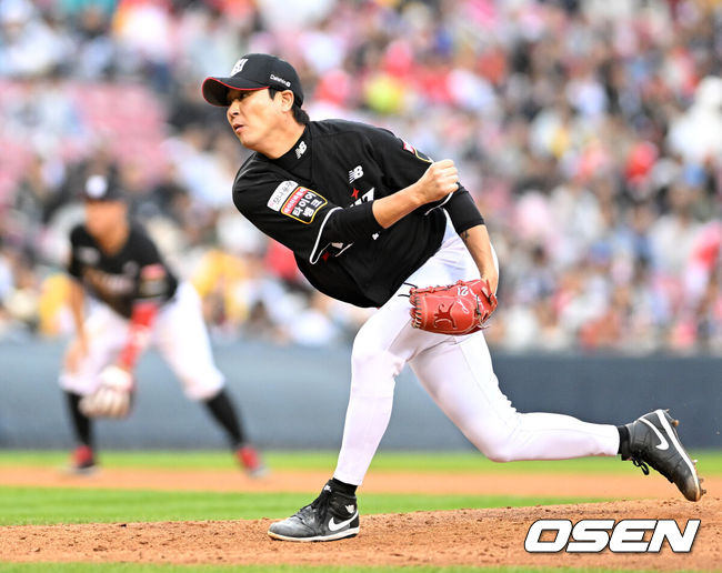 [OSEN=이대선 기자] KT 우규민. 2024.10.06 /sunday@osen.co.kr