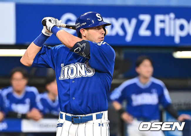 삼성 라이온즈 시절 루벤 카디네스. /OSEN DB