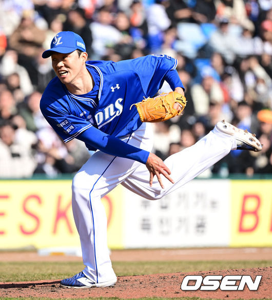 삼성 라이온즈 시절 장필준. /OSEN DB