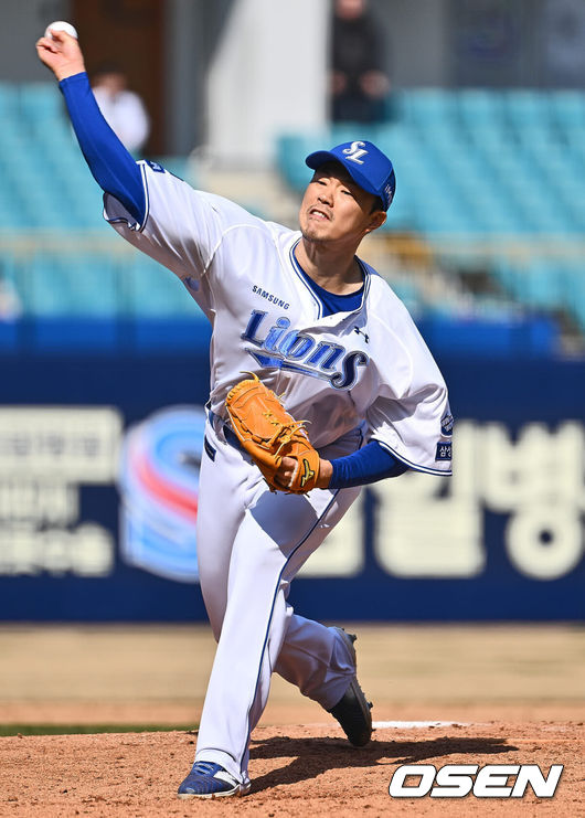 삼성 라이온즈 시절 장필준. /OSEN DB