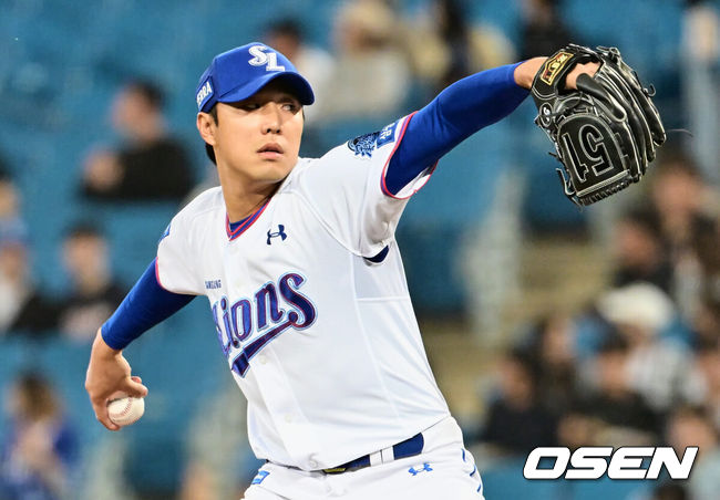 [OSEN=대구, 이석우 기자]  삼성 라이온즈 최충연 2023.05.03 / foto0307@osen.co.kr
