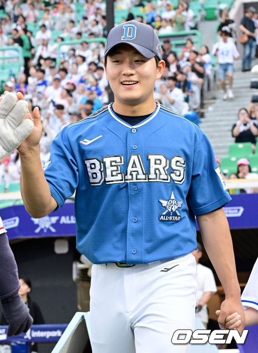 [OSEN=최규한 기자] 올스타 두산 김택연. 2024.07.06 / dreamer@osen.co.kr