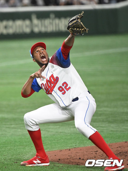 [OSEN=손용호 기자] 2023년 WBC 쿠바 대표팀 시절 라이델 마르티네스. 2023.03.15/spjj@osen.co.kr