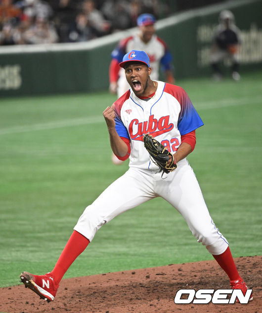 [OSEN=손용호 기자] 2023년 WBC 쿠바 대표팀 시절 라이델 마르티네스. 2023.03.15 /spjj@osen.co.kr