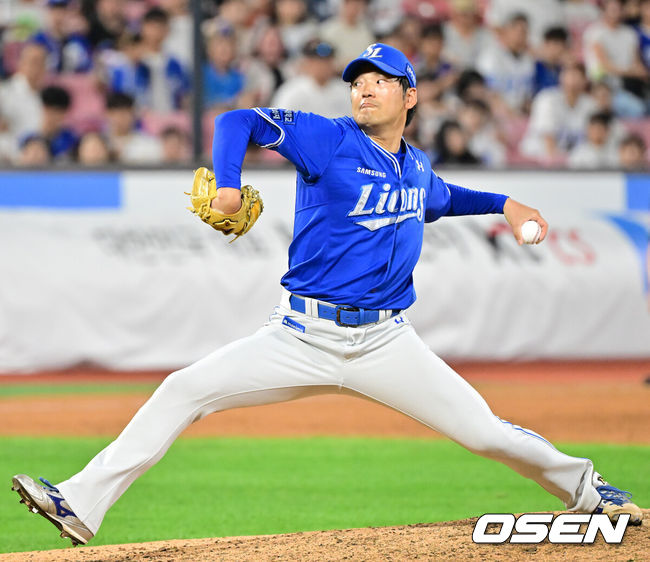 [OSEN=민경훈 기자] 삼성 백정현. 2024.09.19 / rumi@osen.co.kr