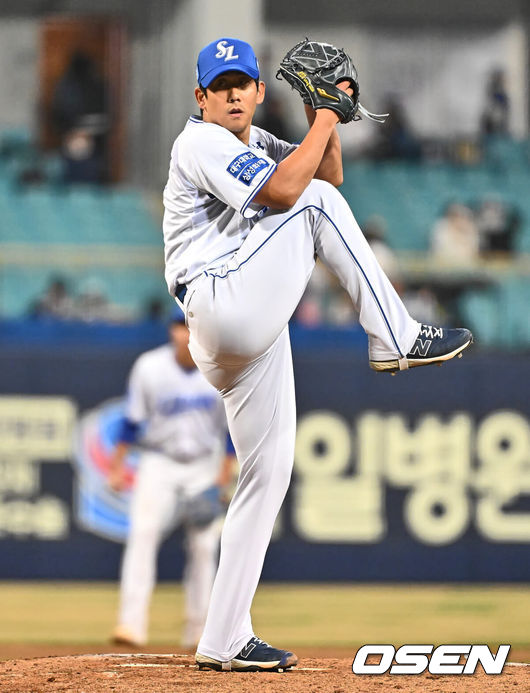 [OSEN=대구, 이석우 기자] 삼성 라이온즈 이상민 150 2024.04.02 / foto0307@osen.co.kr