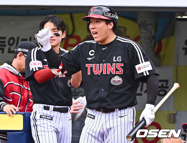[OSEN=대구, 이석우 기자] LG 트윈스 김현수 092 2024.10.13 / foto0307@osen.co.kr