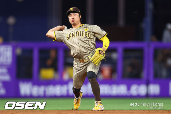 [사진] 샌디에이고 파드리스 시절 김하성. ⓒGettyimages(무단전재 및 재배포 금지)