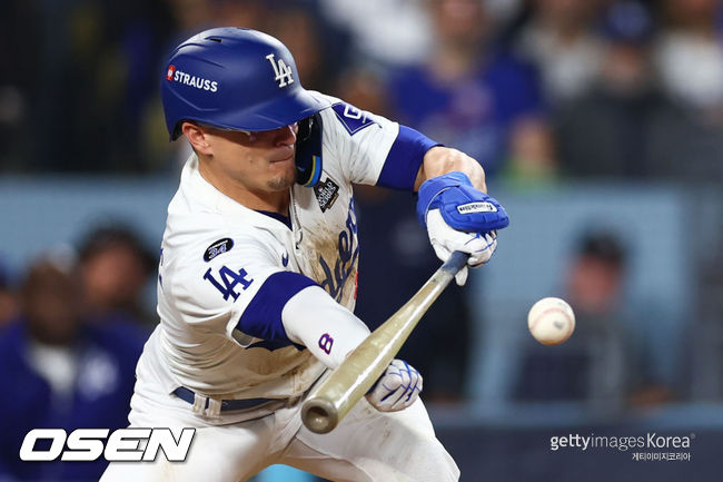 [사진] LA 다저스 시절 엔리케 에르난데스. ⓒGettyimages(무단전재 및 재배포 금지)