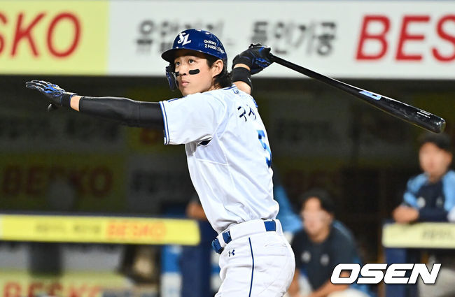 [OSEN=대구, 이석우 기자] 삼성 라이온즈 구자욱 060 2024.09.03 / foto0307@osen.co.kr