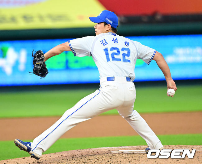 [OSEN=김성락 기자] 삼성 라이온즈 김성경. 2024.07.05 / ksl0919@osen.co.kr