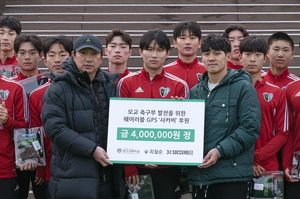 '전북 리빙 레전드' 최철순, 모교 보인고 축구부에 웨어러블 GPS 기기 후원 - 뉴스 썸네일 이미지