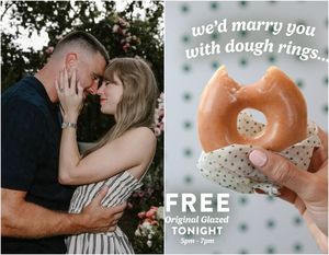 테일러 스위프트♥트래비스 켈스 약혼, 크리스피 크림 무료 도넛 이벤트... - 뉴스 썸네일 이미지