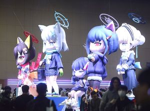 "선생님들 감사합니다."....이틀간 1만 4000명 몰린 '블루 아카이브 ... - 뉴스 썸네일 이미지