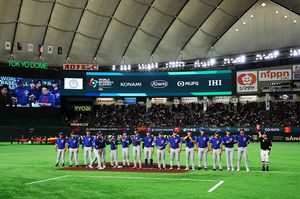 '티켓은 이미 매진' 도쿄돔이 대만 '홈구장'처럼 변했다…"치어리더 댄스로 열기 가득 찼다"