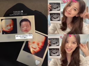 '혼전임신' 김지영, 딸 생후 50일 사진 공개 "내 얼굴 없고 ♥남편 판... - 뉴스 썸네일 이미지