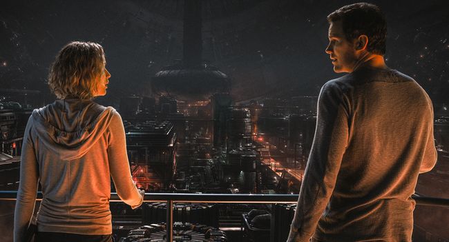 Jennifer Lawrence and Chris Pratt star in Columbia Pictures' PASSENGERS.