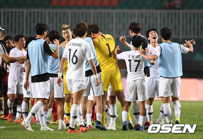 한국,&apos;금메달까지 한게임 승리 남았다&apos;