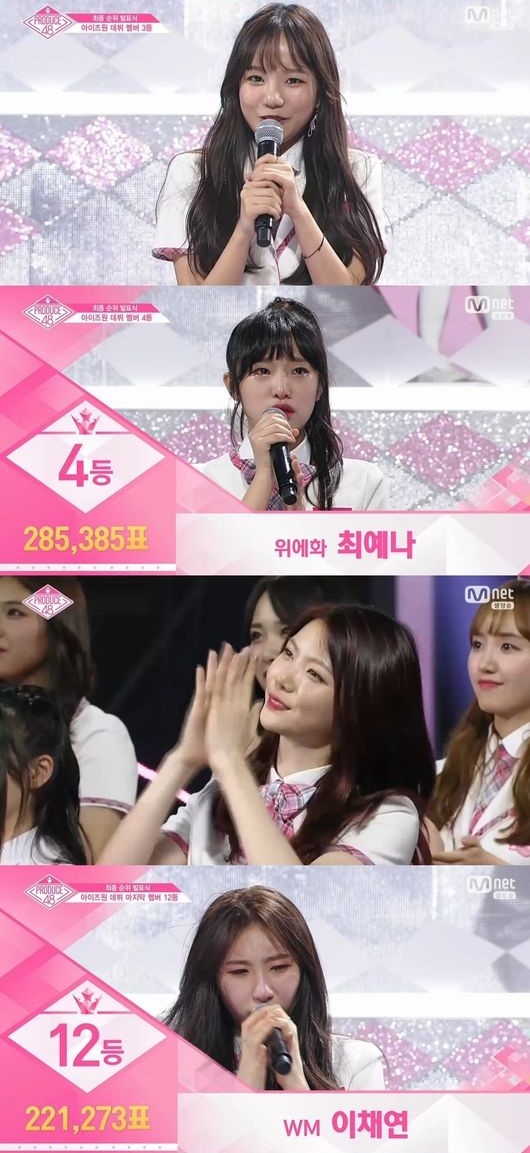 ‘프듀48’ 장원영→이채연, 반전의 순위..열일한 ‘국프’들의 힘 [Oh!쎈 레터]