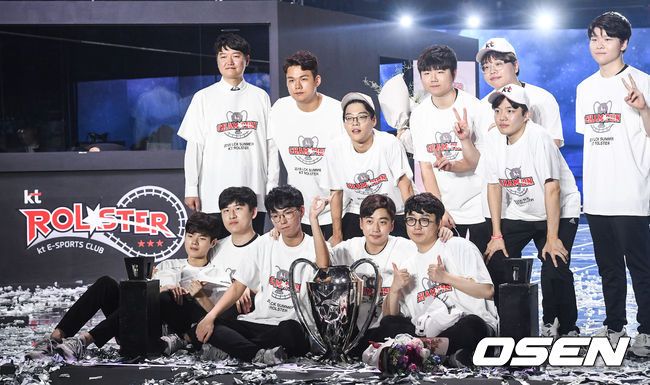 [롤챔스 결승] &apos;슈퍼 팀&apos; KT, 감격의 LCK 통합시즌 첫 우승...MVP 고동빈(종합)