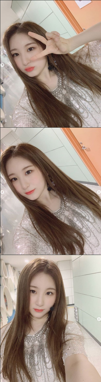아이즈원 이채연, 순수함 빛나는 셀카 공개..미모 폭발 [★SHOT!]