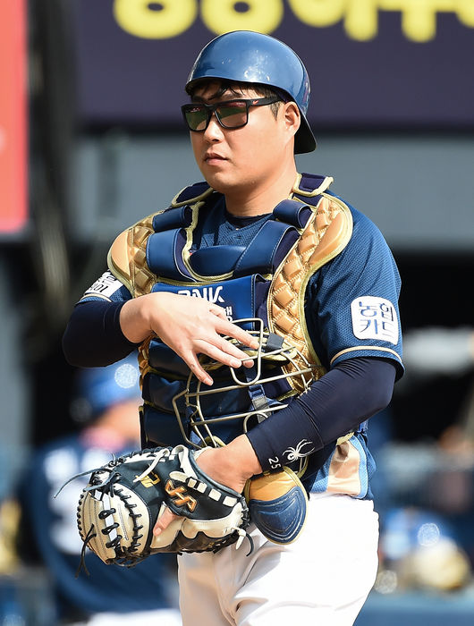 5회말 NC 양의지가 수비를 위해 그라운드로 이동하고 있다. / soul1014@osen.co.kr