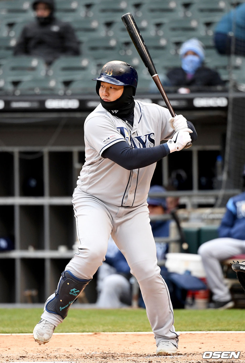 3회초 무사 선두타자로 나선 템파베이 최지만이 타석에서 타격을 준비하고 있다. /dreamer@osen.co.kr