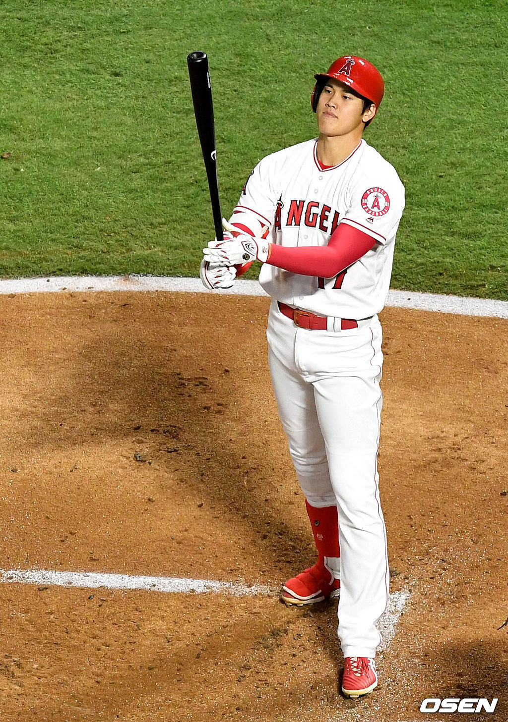 1회말 2사 1루 상황 에인절스 오타니가 타석에 들어서고 있다. /dreamer@osen.co.kr