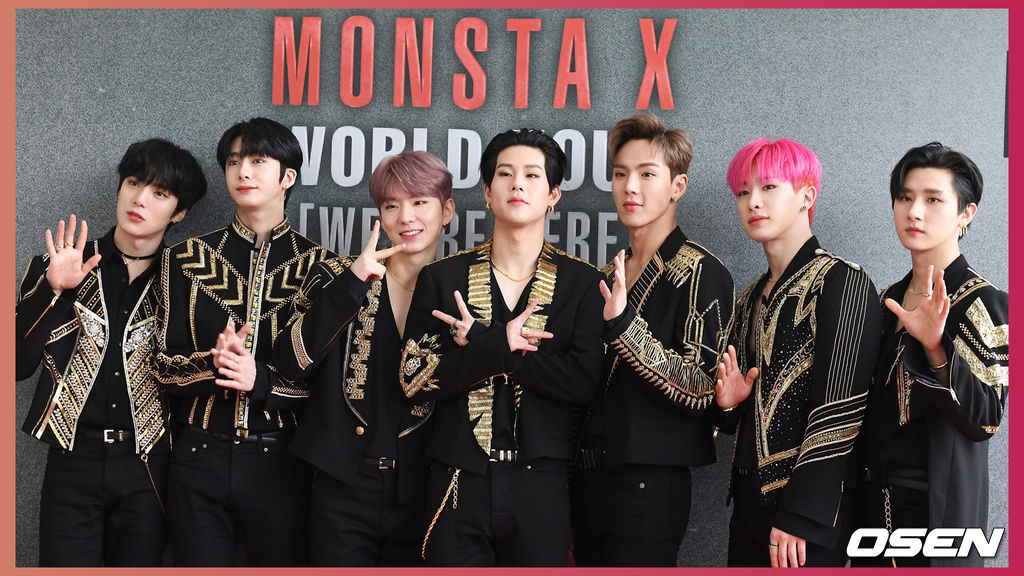 몬스타엑스가 포토타임을 하고 있다. /jpnews@osen.co.kr