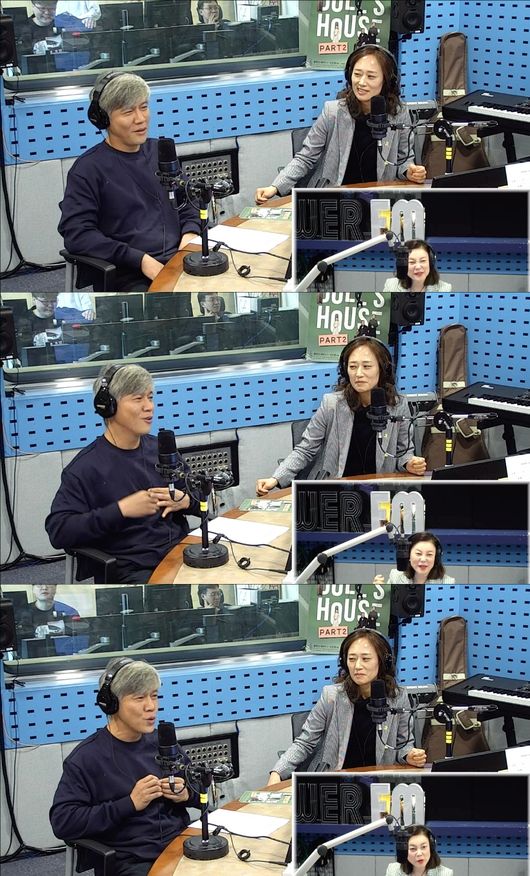 [사진] '최화정의 파워타임'에 출연한 배우 박호산(왼쪽)과 우미화(오른쪽)