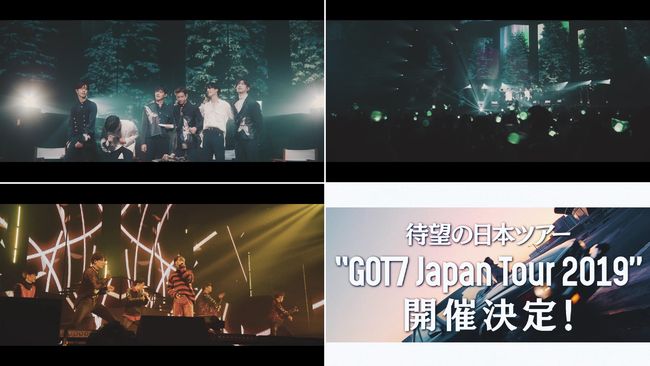 [사진] GOT7 'GOT7 Japan Tour 2019' 개최 안내 영상 화면 캡처