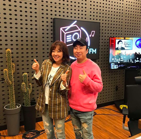 [사진] KBS '라디오쇼' 소유진(왼쪼)과 박명수(오른쪽)