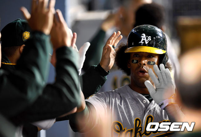 오클랜드 크리스 데이비스./ youngrae@osen.co.kr