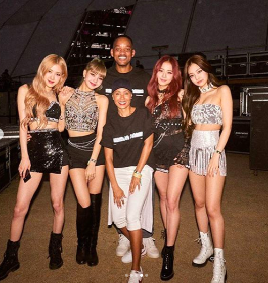 블랙핑크와 윌 스미스 부부