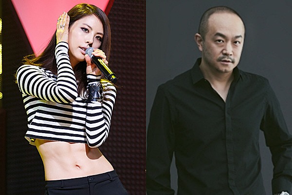 가수 박지윤(왼쪽), 카카오 공동대표 조수용(오른쪽)