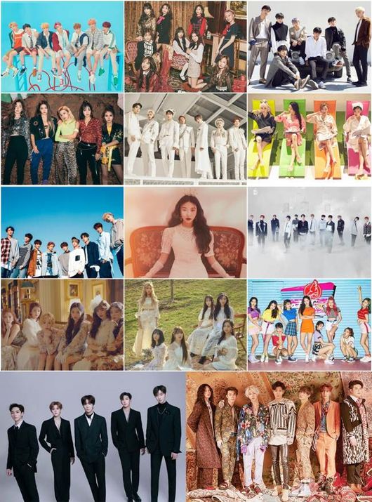 '더팩트 뮤직 어워즈'에 참석하는 K팝 아티스트들. 각 소속사 제공