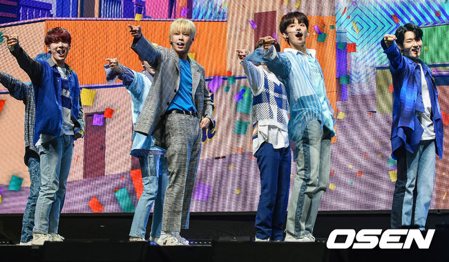 베리베리가 멋진 무대를 펼치고 있다. / soul1014@osen.co.kr