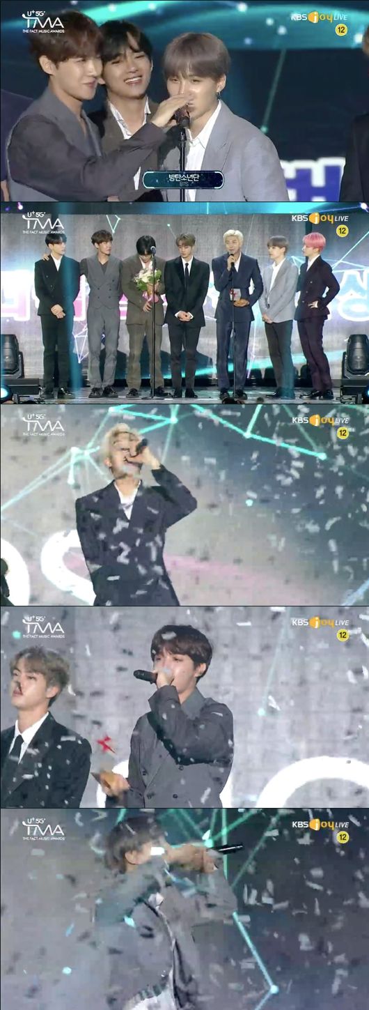 [사진] '더팩트뮤직어워즈' 방탄소년단 4관왕