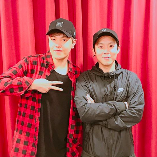 [사진] '파워타임'에 출연한 가수 나윤권(왼쪽)과 하동균