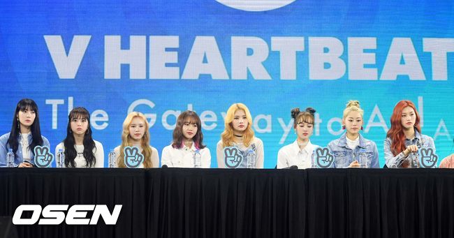 걸그룹 위키미키가 공연 전 기자회견을 하고 있다./rumi@osen.co.kr