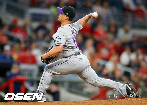 오승환(2019/4/27) ⓒGettyimages(무단전재 및 재배포 금지)