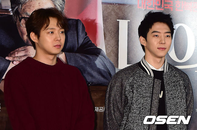 탤런트 박유천, 박유환 형제.