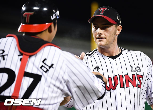 유강남과 타일러 윌슨 / soul1014@osen.co.kr