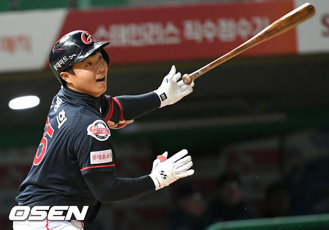 롯데 한동희 /pjmpp@osen.co.kr