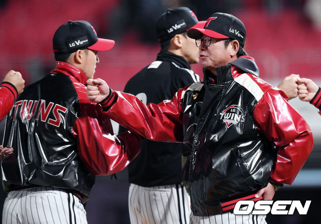 류중일 LG 감독.