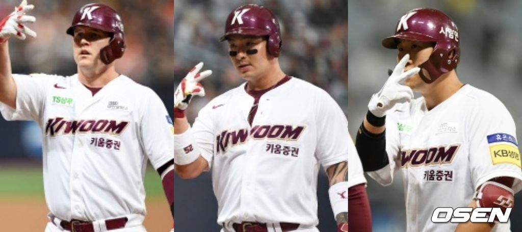 [사진] (좌)샌즈 (중)박병호 (우)장영석