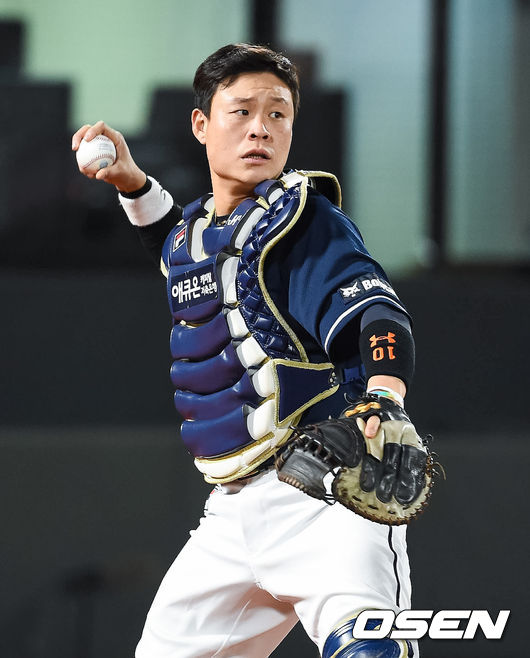 [사진=박준형 기자] 두산 박세혁 / soul1014@osen.co.kr