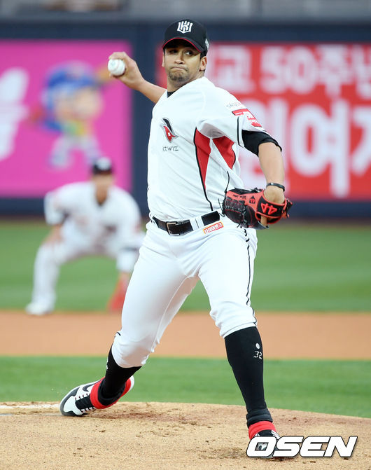 KT 위즈 윌리엄 쿠에바스. / eastsea@osen.co.kr